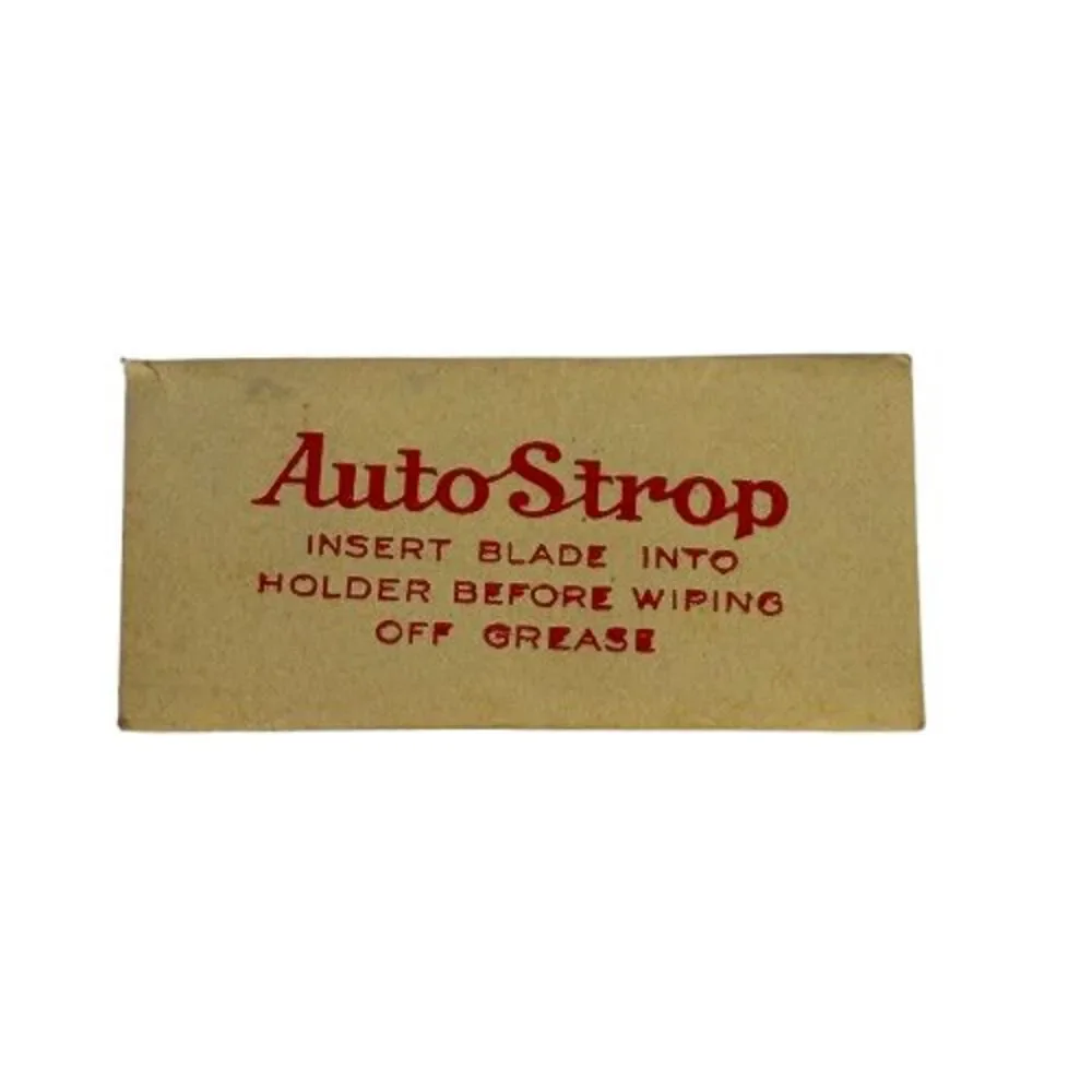 Vintage Valet Auto Strop Safety Razor Set w/ Case & Extra Blade Made in England